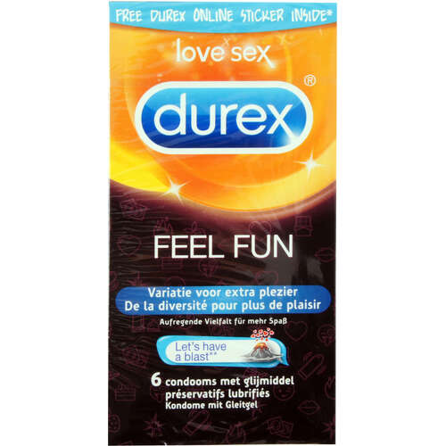 Durex Feel Fun | 6 stuks