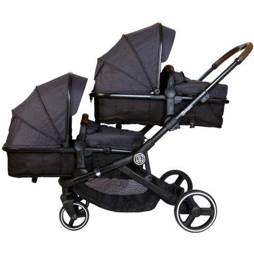 Babygo Twinner Grey Tandem Duowagen