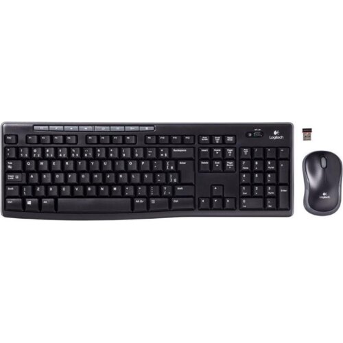 Logitech MK270 - Draadloos Toetsenbord En Muis - 2.4GHz - Zwart