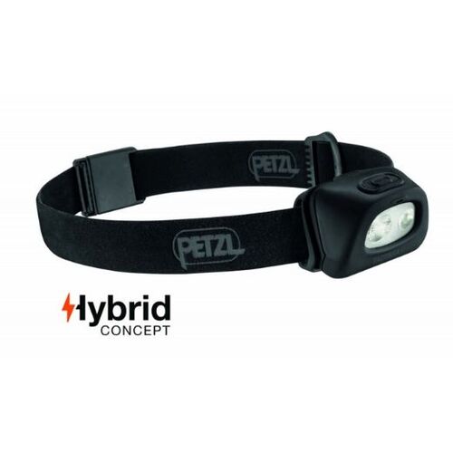 Lampe frontale Hybrid éclairage 2 couleurs Tactikka + noir