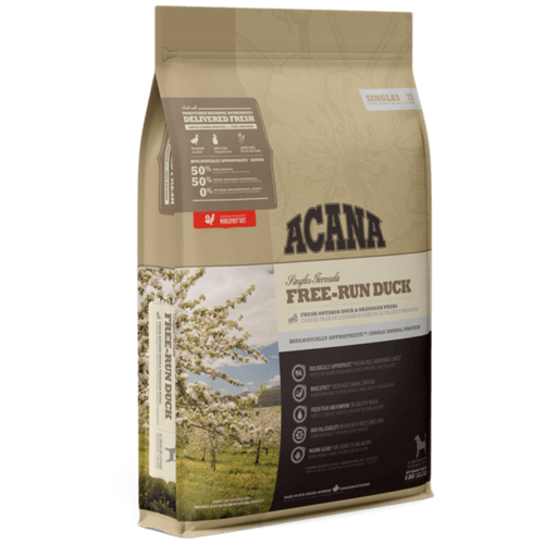 Acana Hondenvoer - Scharreleend 50% - 11, 4 Kg, Premium Diervoeder Met Eendenlever